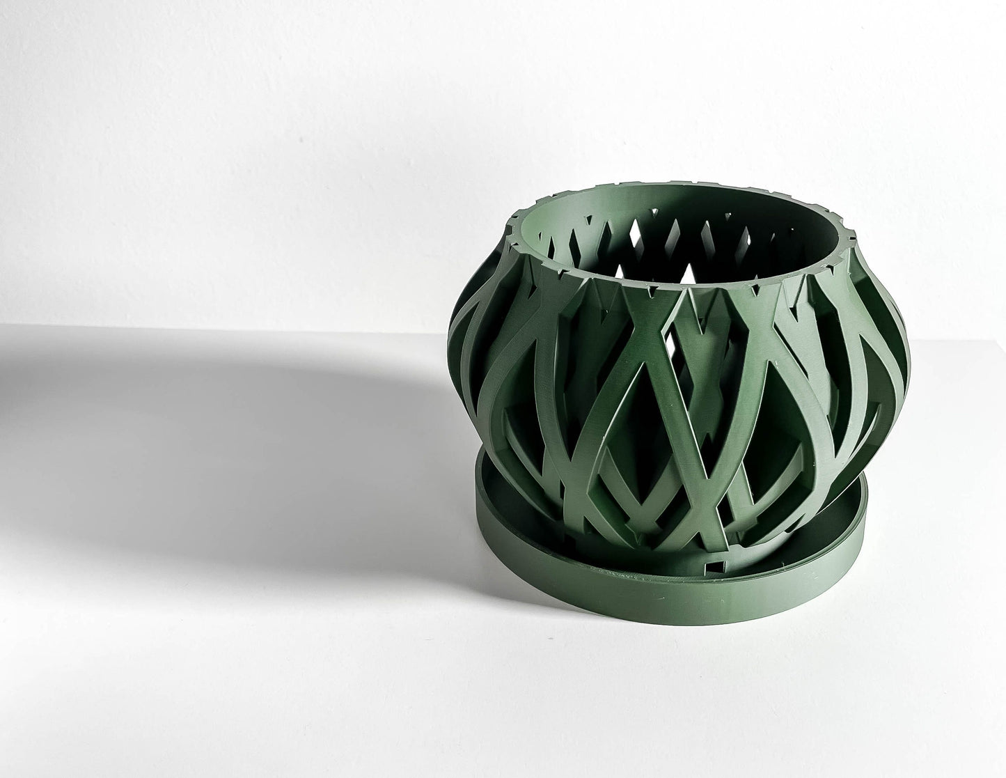 Orchid Planter, Root View Pot, Windowsill Display, Minimalist Sculptural Elegance