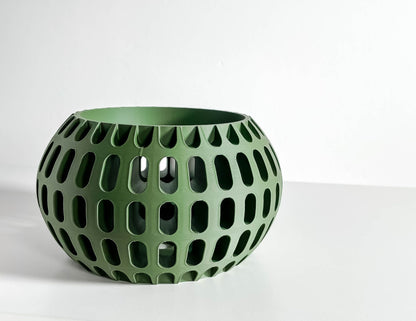 Breathing Orchid Pot, Root View Airflow Planter, Geometric Windowsill Plant Holder, Stylish Decor Statement