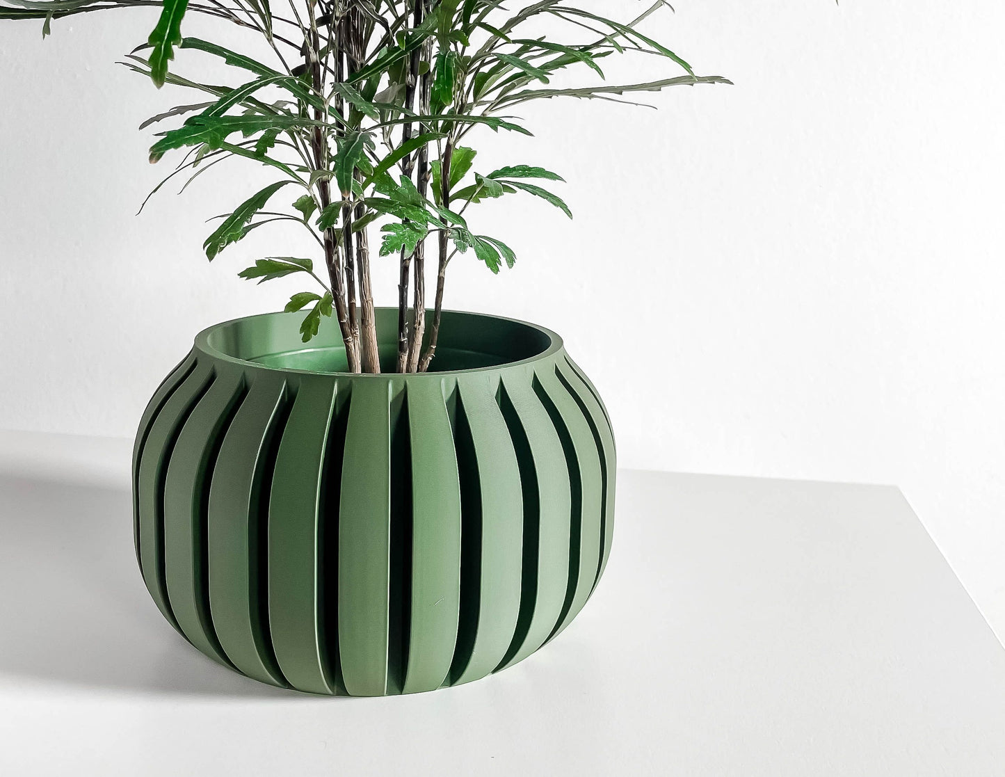 Planter Pot, Geometric Desk Organizer, Succulent Holder, Nordic Sculptural Accent