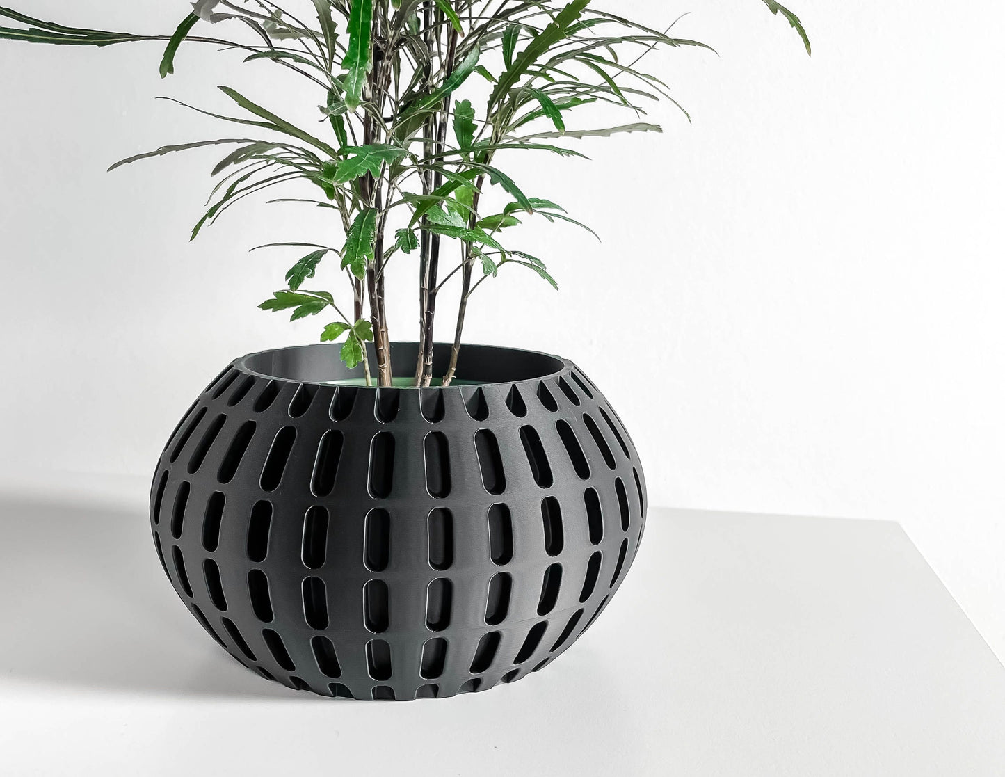 Planter Pot, Modern Tabletop Herb Holder, Succulent Vessel, Workstation Organizer