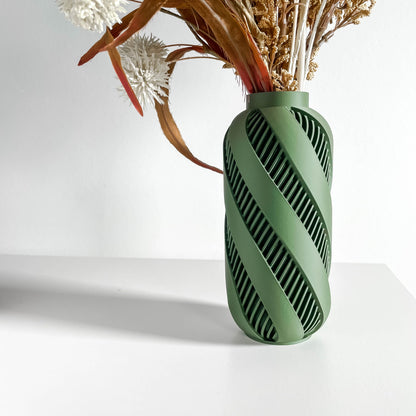 modern vase, narrow neck, desk organizer, contemporary minimalist sculptural centerpiece