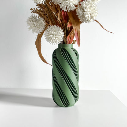 modern vase, narrow neck, desk organizer, contemporary minimalist sculptural centerpiece