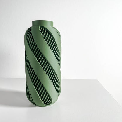 modern vase, narrow neck, desk organizer, contemporary minimalist sculptural centerpiece