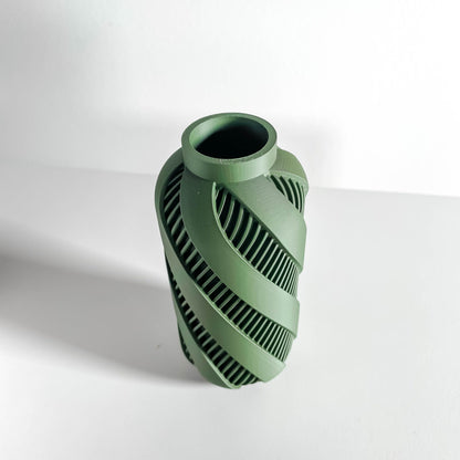 modern vase, narrow neck, desk organizer, contemporary minimalist sculptural centerpiece