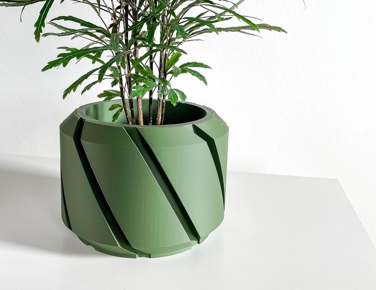 Planter Pot Minimalist Indoor Succulent Herb Holder, Desk Organizer Contemporary