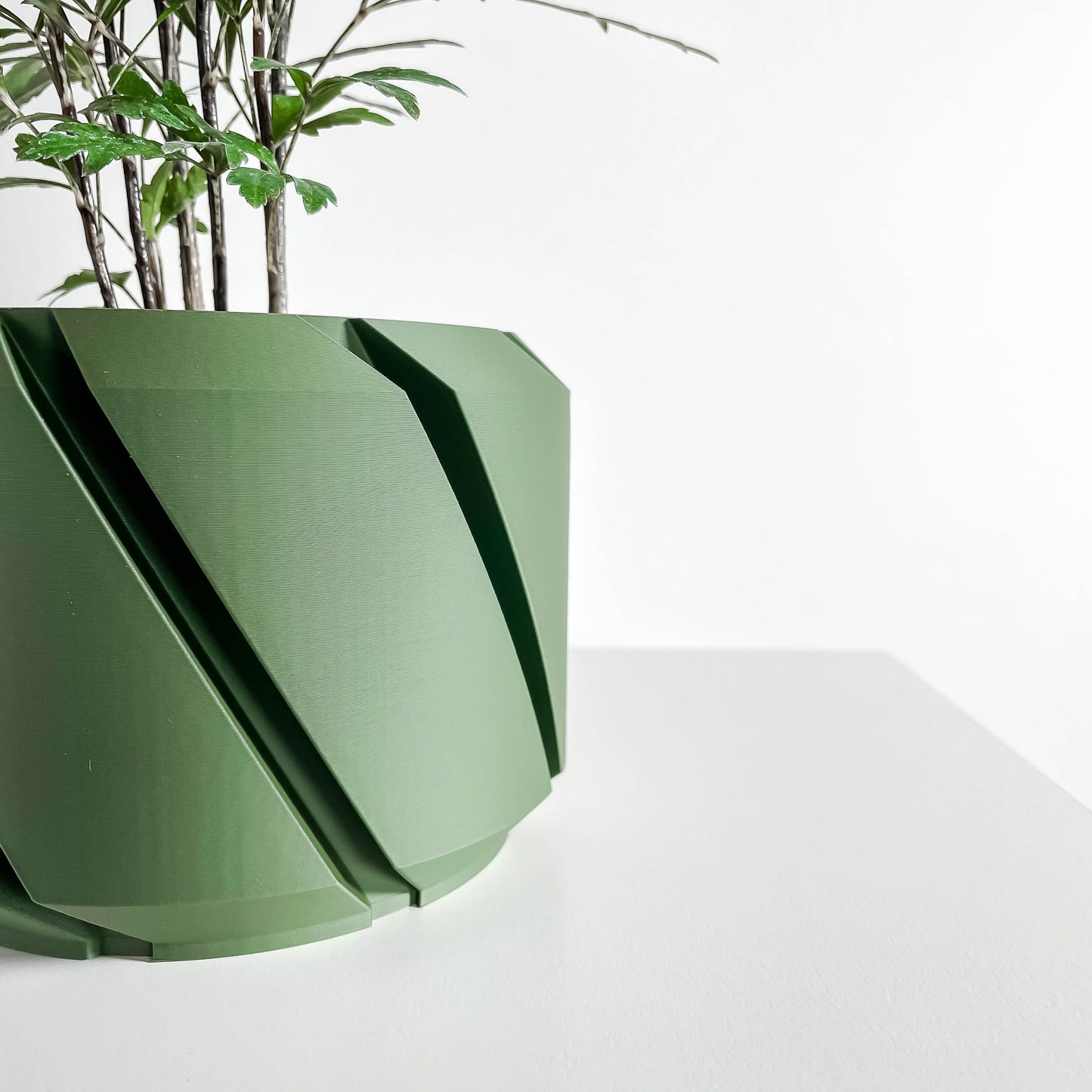 Planter Pot Minimalist Indoor Succulent Herb Holder, Desk Organizer Contemporary