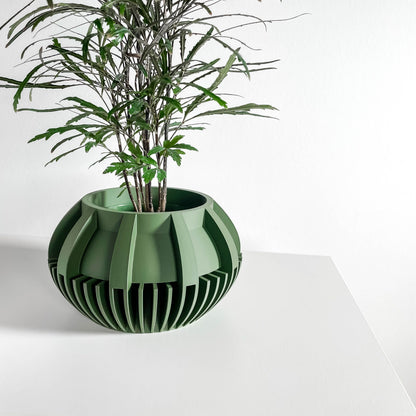 Succulent Planter, Minimalist Desk Pot, Herb Container, Contemporary Office Accent