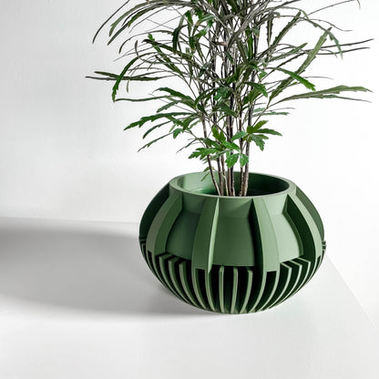 Succulent Planter, Minimalist Desk Pot, Herb Container, Contemporary Office Accent