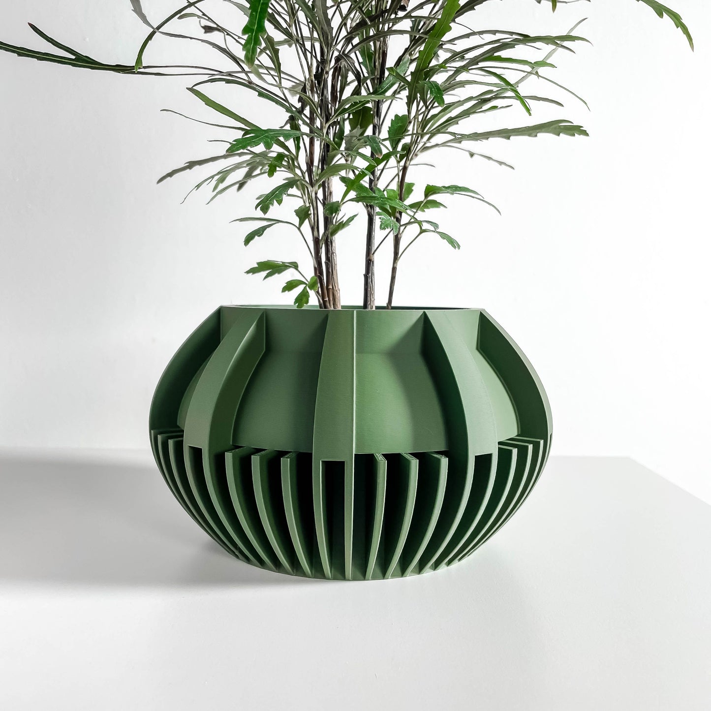 Succulent Planter, Minimalist Desk Pot, Herb Container, Contemporary Office Accent