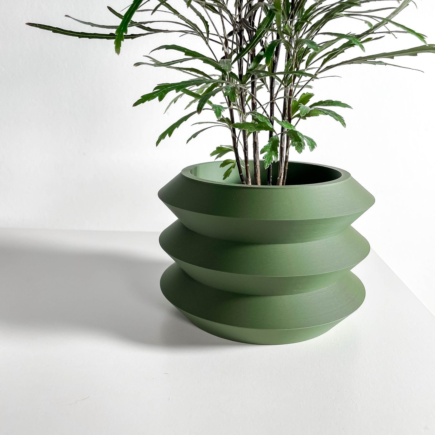 succulent planter, minimalist nordic workspace herb organizer, modern architectural decor