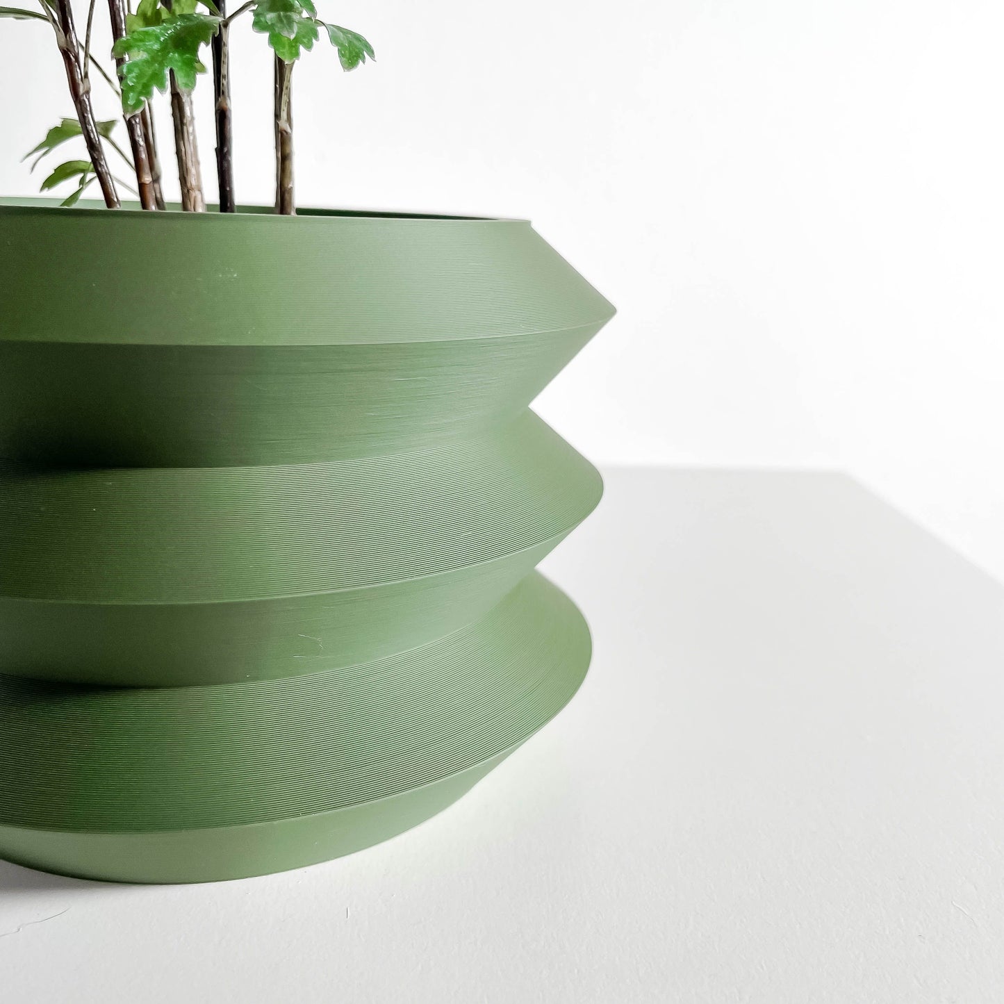 succulent planter, minimalist nordic workspace herb organizer, modern architectural decor