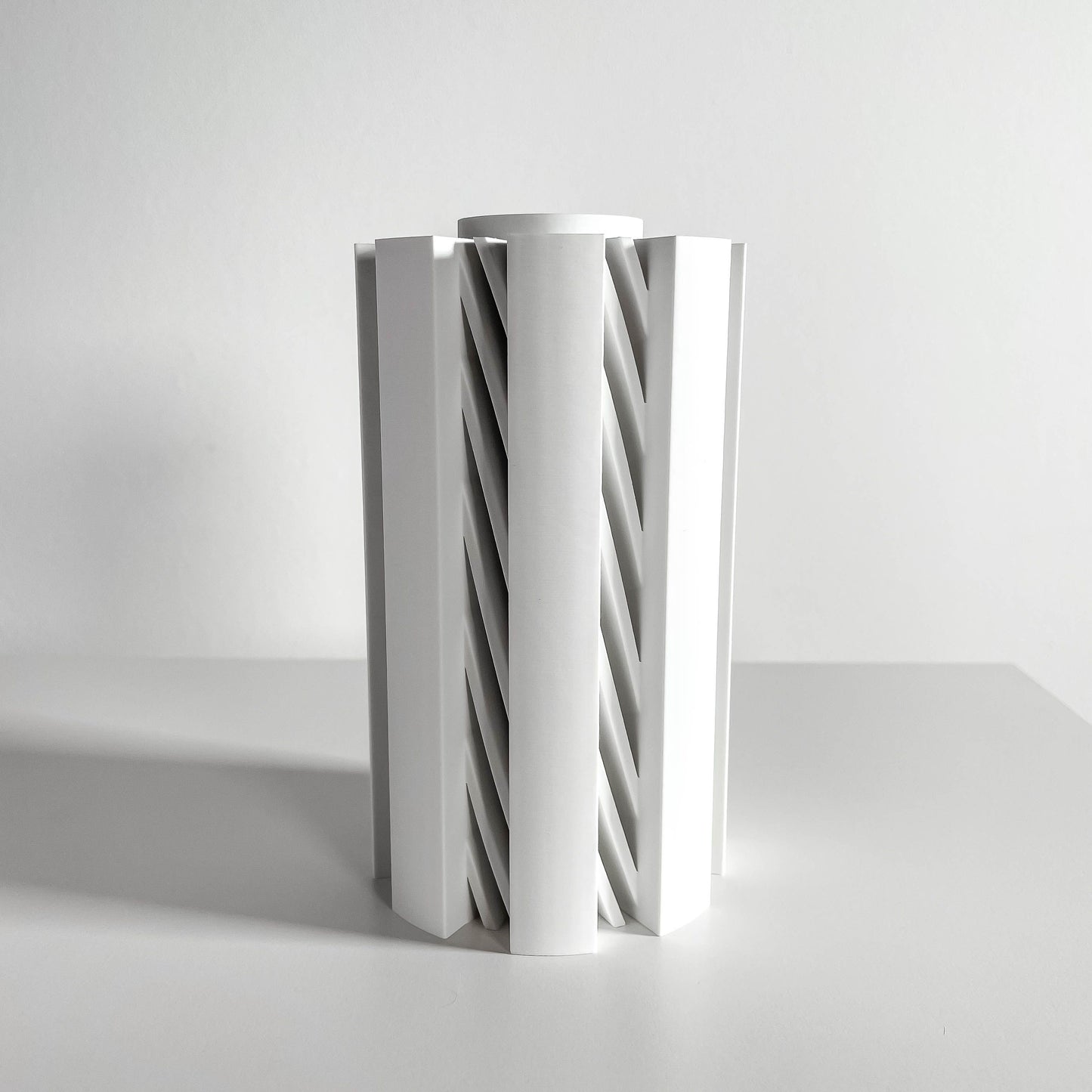Modern Vase, Sculptural Tabletop Centerpiece, Nordic Minimalist Decorative Accent, Elegant