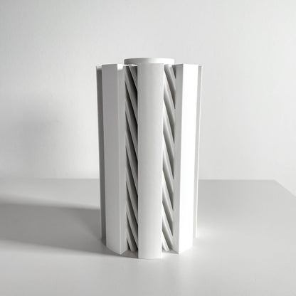 Modern Vase, Sculptural Tabletop Centerpiece, Nordic Minimalist Decorative Accent, Elegant