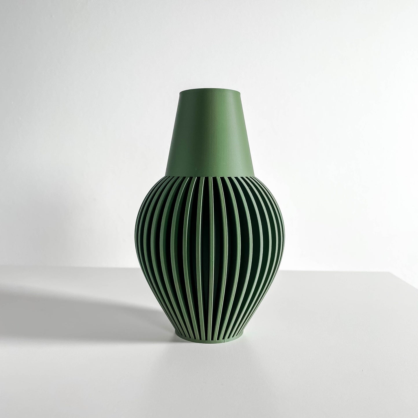 Modern Vase, Sculptural Tabletop Flower Holder, ArtDecoInspired Nordic Statement
