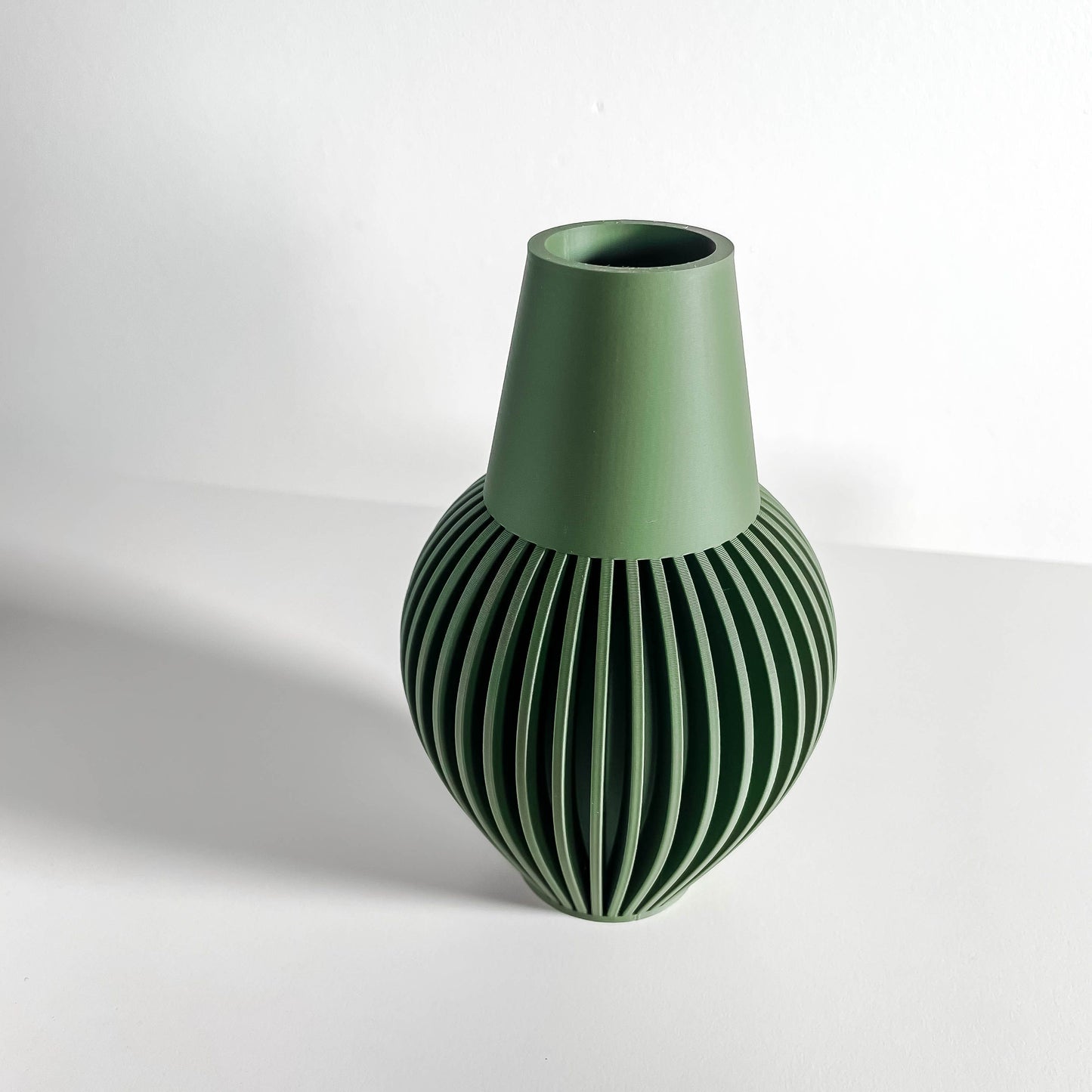 Modern Vase, Sculptural Tabletop Flower Holder, ArtDecoInspired Nordic Statement