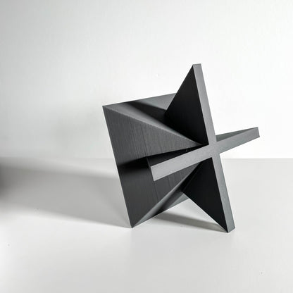 Plant Stand Pedestal, Sculptural Elevating Riser, 3D Printed Retro Decor, Quirky Minimalist Planter Display