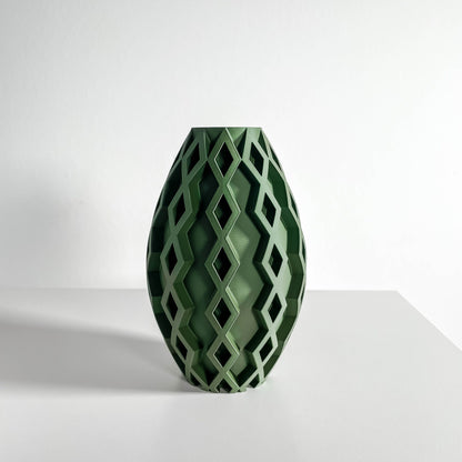 Contemporary Vase, Nordic Japandi Minimalist Matte Vessel, Budholder Organizer Sculptural