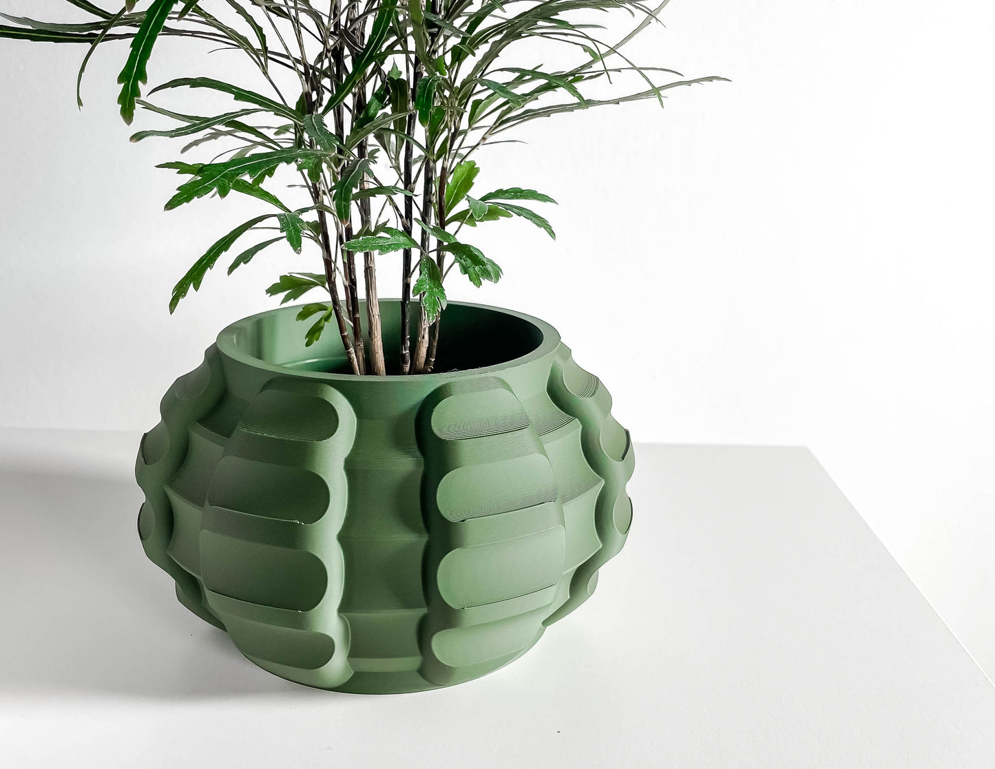 Unique Planter Pot, Indoor Plant Container, Decorative Foliage Bowl, Eco Small Compact Greenery
