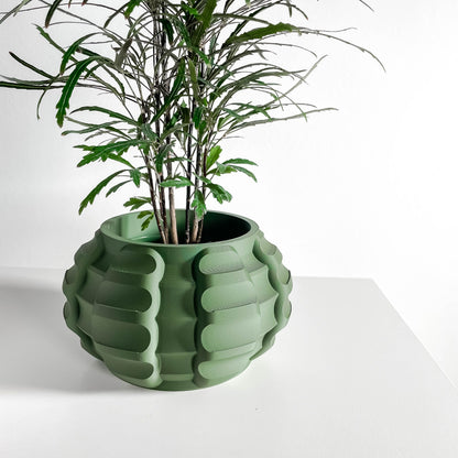 Unique Planter Pot, Indoor Plant Container, Decorative Foliage Bowl, Eco Small Compact Greenery