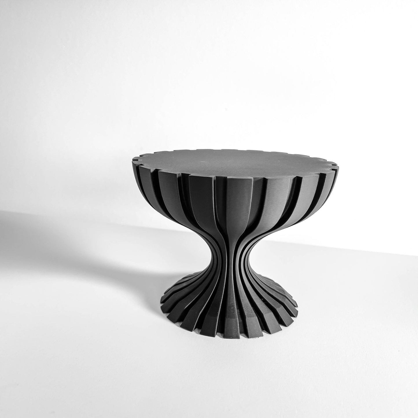 Plant Stand, Indoor Planter Riser, Minimalist Tabletop Pedestal, Sculptural Display