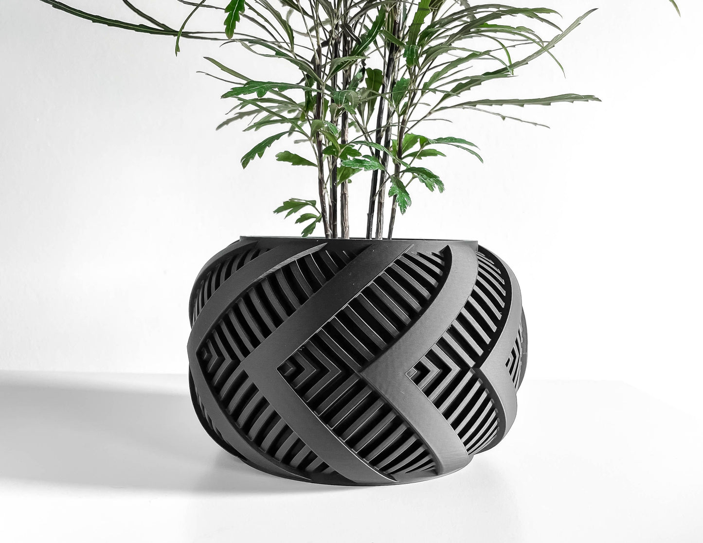 Modern Planter Pot, Sleek Minimalist Indoor Succulent Container, Portable Container, Durable, Easy Care