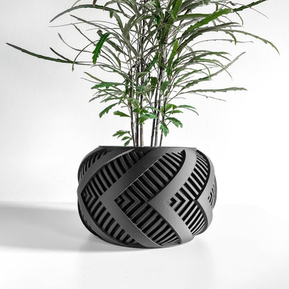 Modern Planter Pot, Sleek Minimalist Indoor Succulent Container, Portable Container, Durable, Easy Care