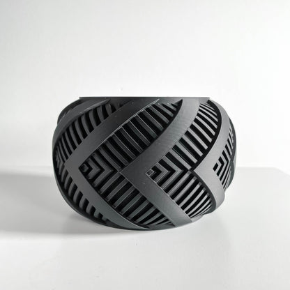 Modern Planter Pot, Sleek Minimalist Indoor Succulent Container, Portable Container, Durable, Easy Care