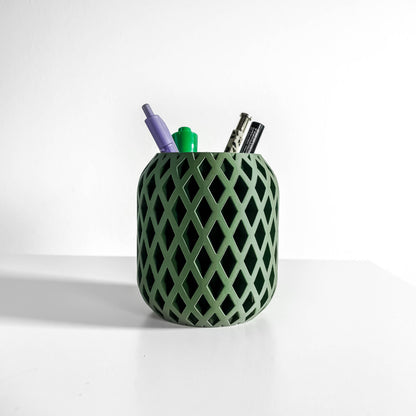 Pen Holder, Minimalist Desk Organizer, Pencil Cup, Contemporary Workspace Essential