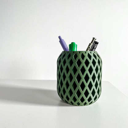 Pen Holder, Minimalist Desk Organizer, Pencil Cup, Contemporary Workspace Essential