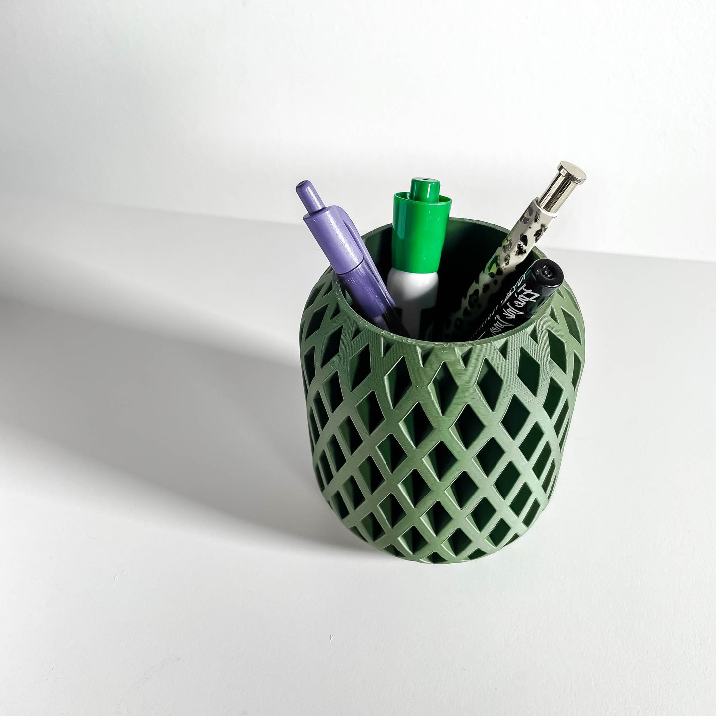 Pen Holder, Minimalist Desk Organizer, Pencil Cup, Contemporary Workspace Essential