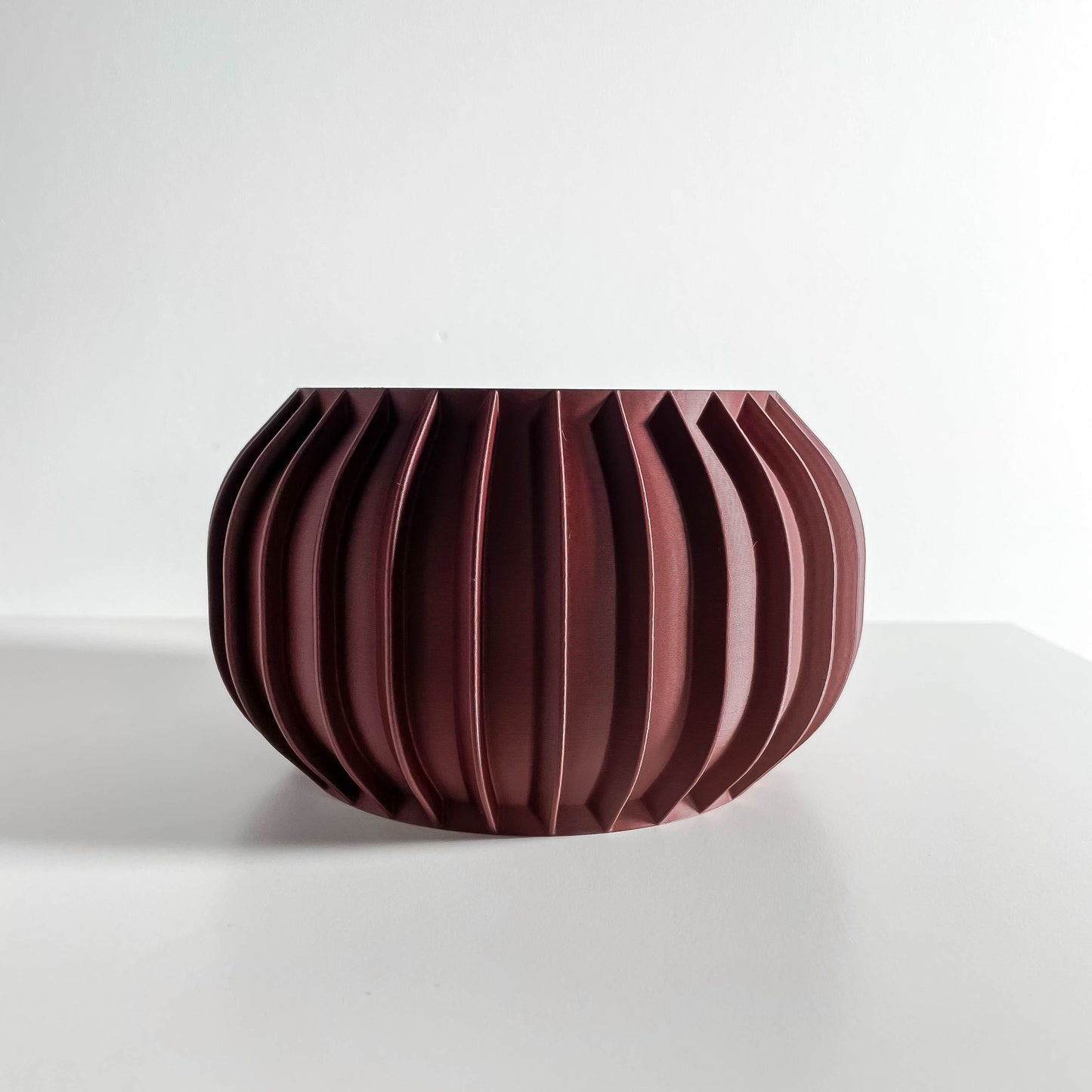 Planter Pot, Geometric Indoor Vessel, Succulent Holder, Minimalist Workspace Accent