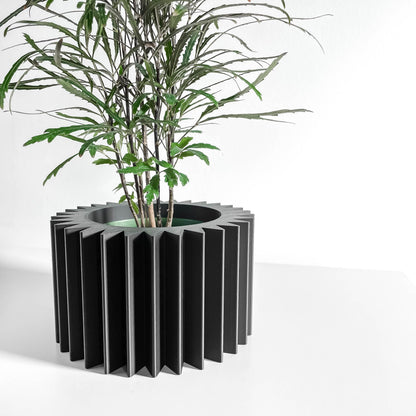 Indoor Planter Pot, Succulent Herb Organizer, Contemporary Deskside Plant Showcase