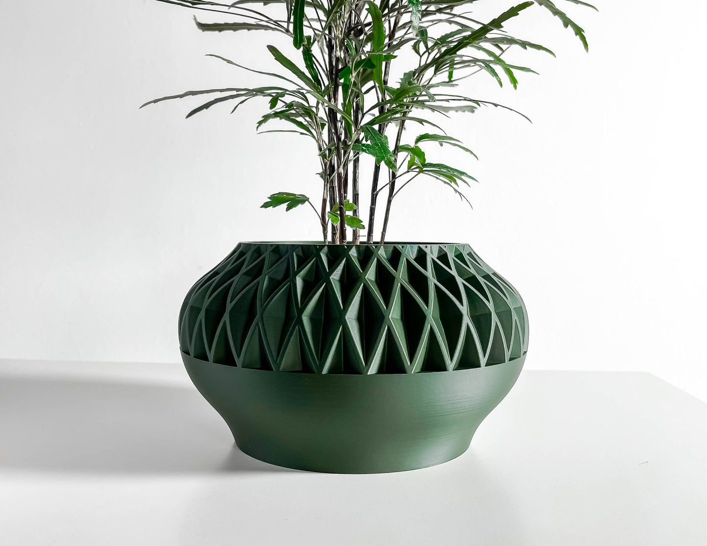 Geometric Planter Pot, Succulent Vessel, Desktop Organizer, Minimalist Nordic Accent