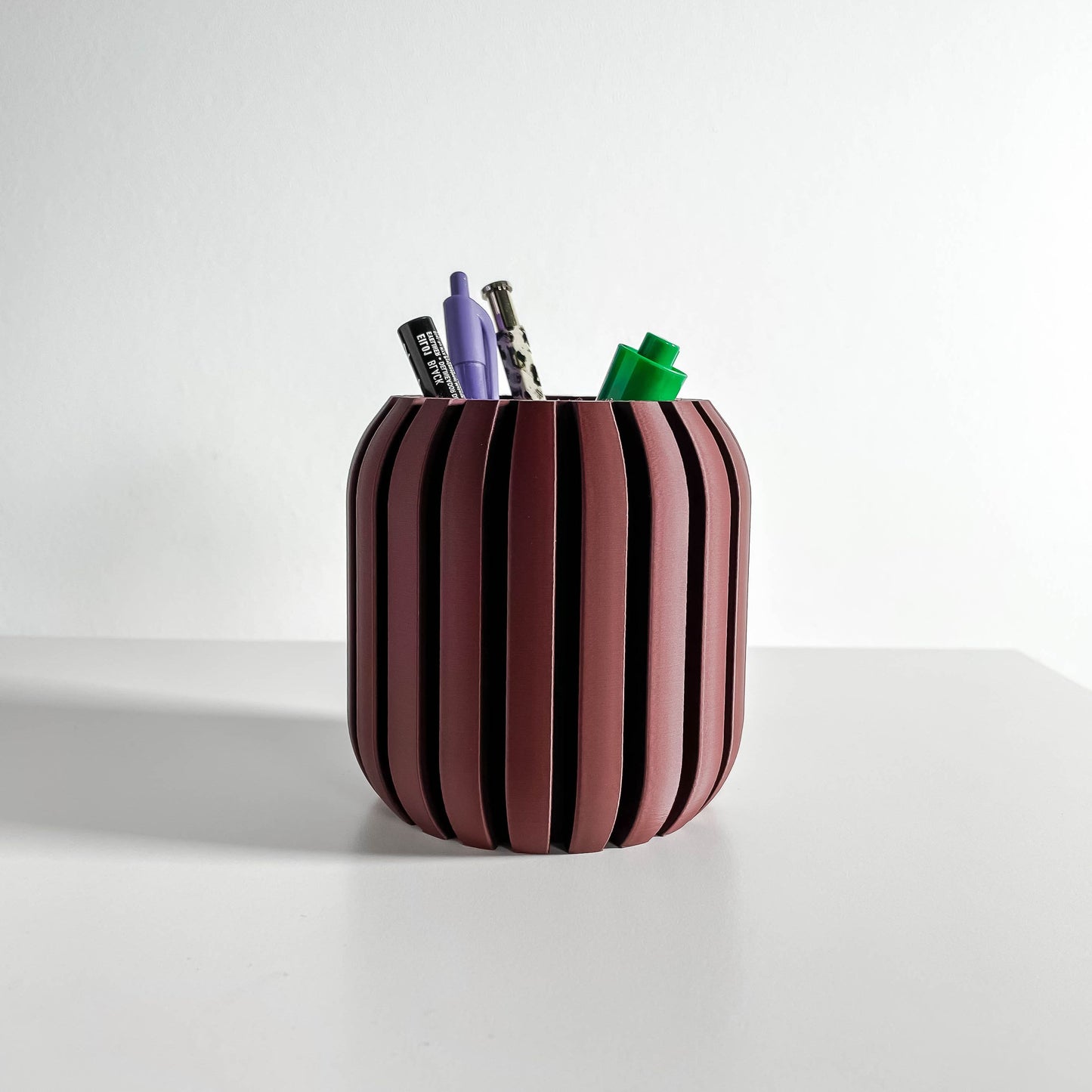 Pen Holder, Desk Organizer, Pencil Cup, Minimal Workspace Accessory, Multifunctional