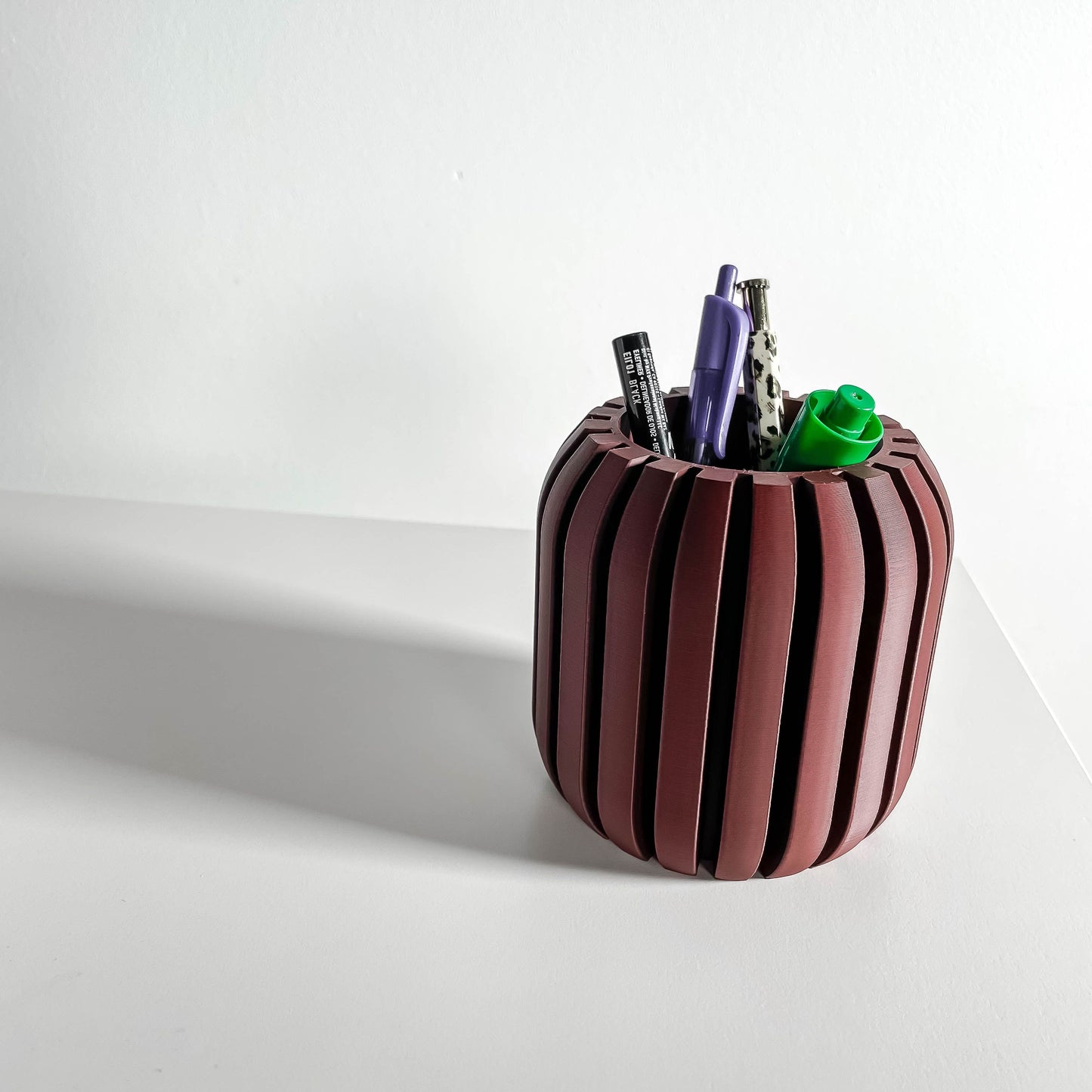 Pen Holder, Desk Organizer, Pencil Cup, Minimal Workspace Accessory, Multifunctional