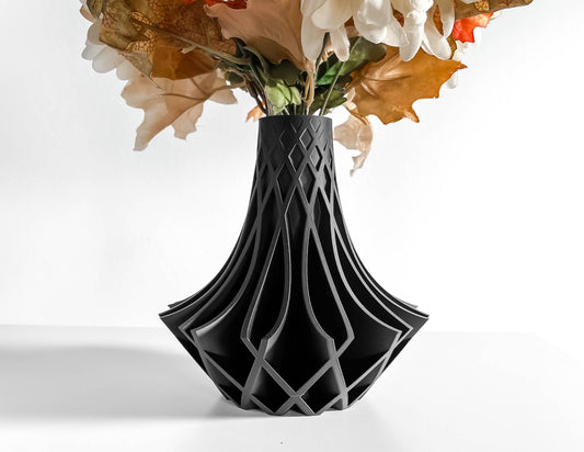 Modern Vase, Sculptural Table Vessel, Minimalist Home Accent, Scandinavian Neutral