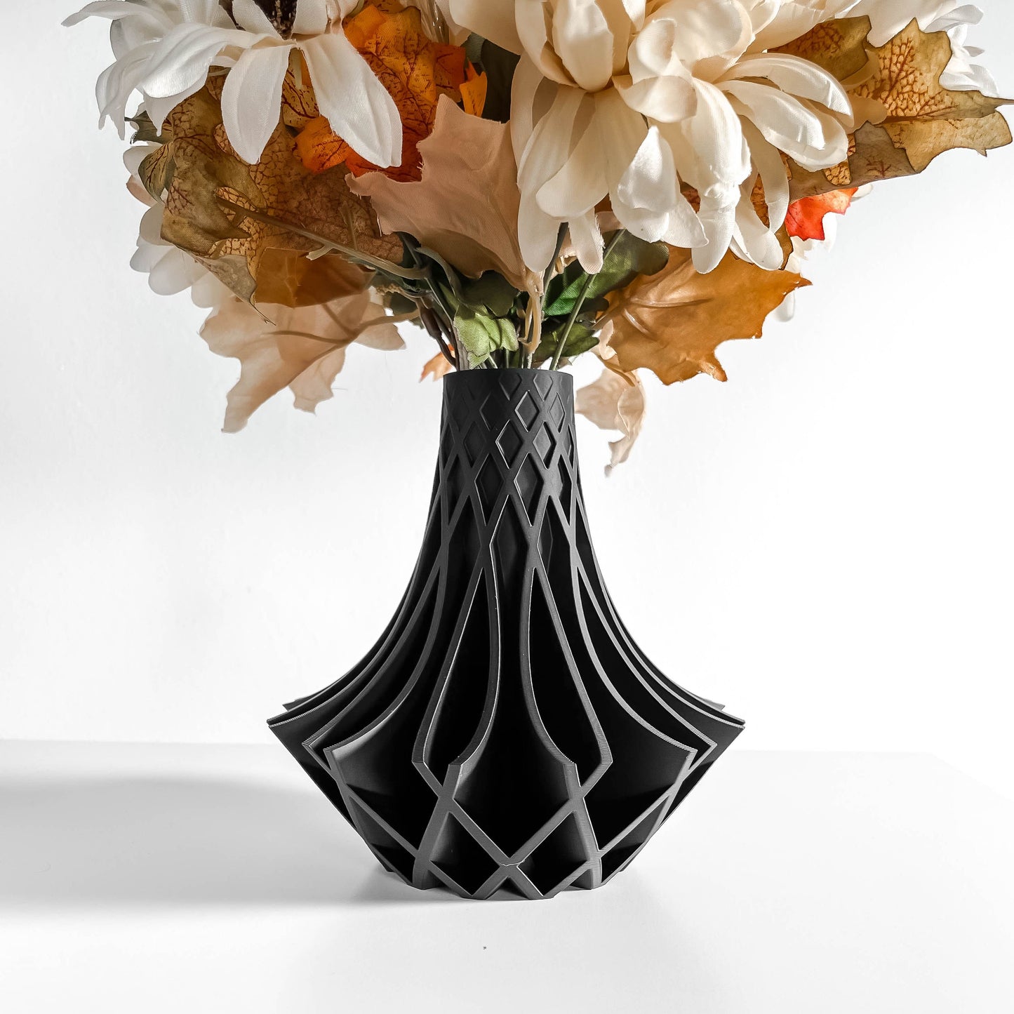 Modern Vase, Sculptural Table Vessel, Scandinavian Neutral Accent, Minimalist Home