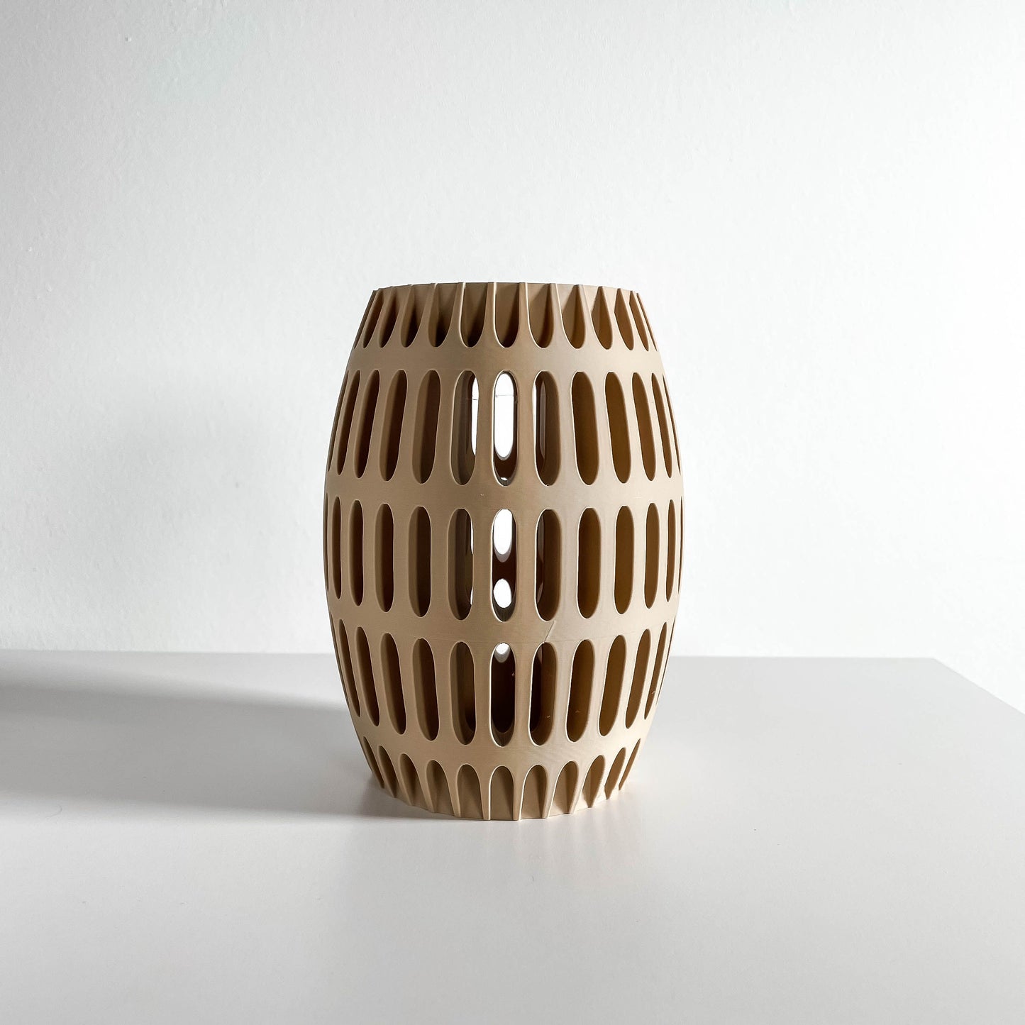 Flower Vase, Layered Organic Sculpture, Minimalist Tabletop Holder, Elegant Japandi