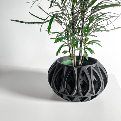 Geometric Planter Pot, Succulent Holder, Desktop Plant Vessel, Modern Accent Piece, Unique Faceted Decor