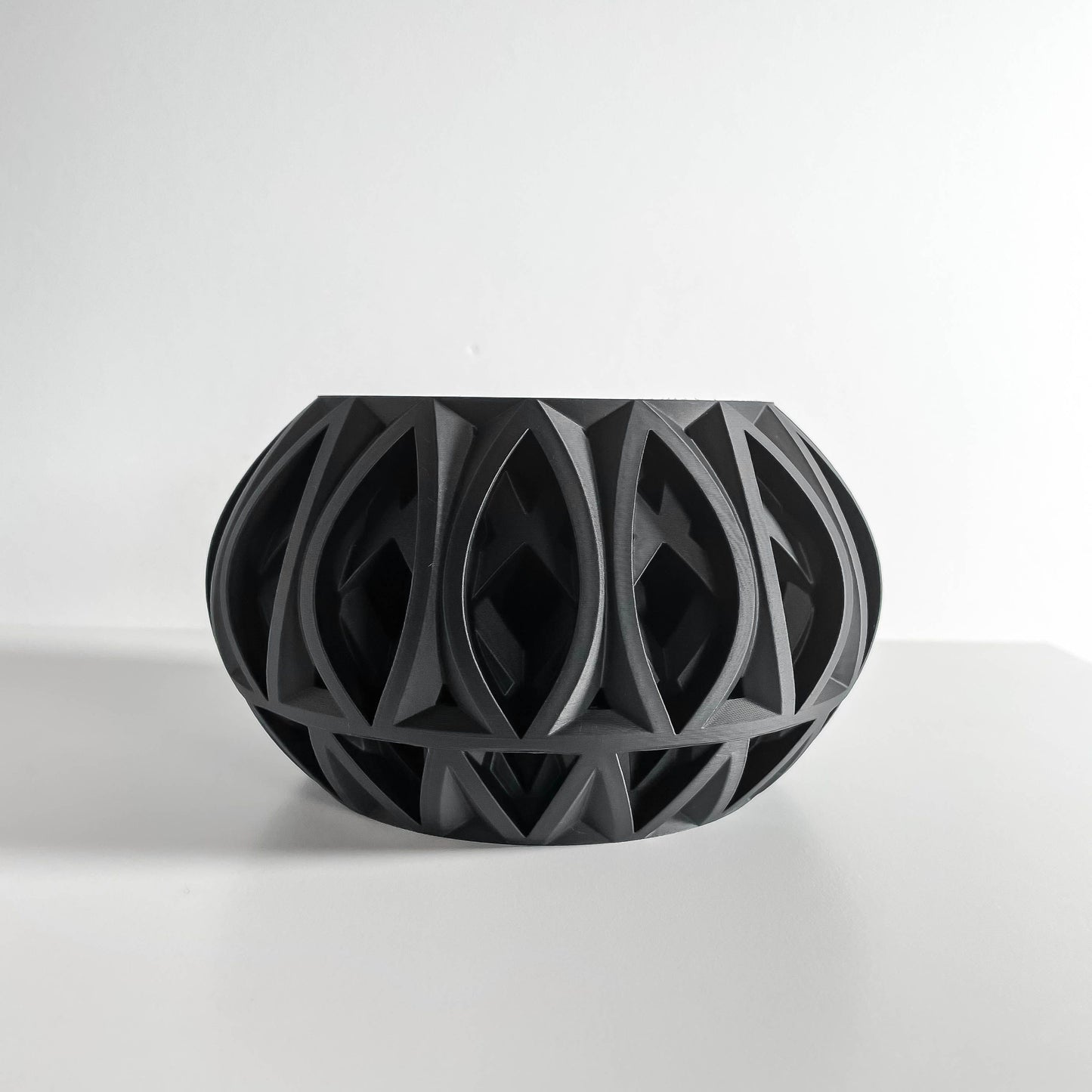 Geometric Planter Pot, Succulent Holder, Desktop Plant Vessel, Modern Accent Piece, Unique Faceted Decor