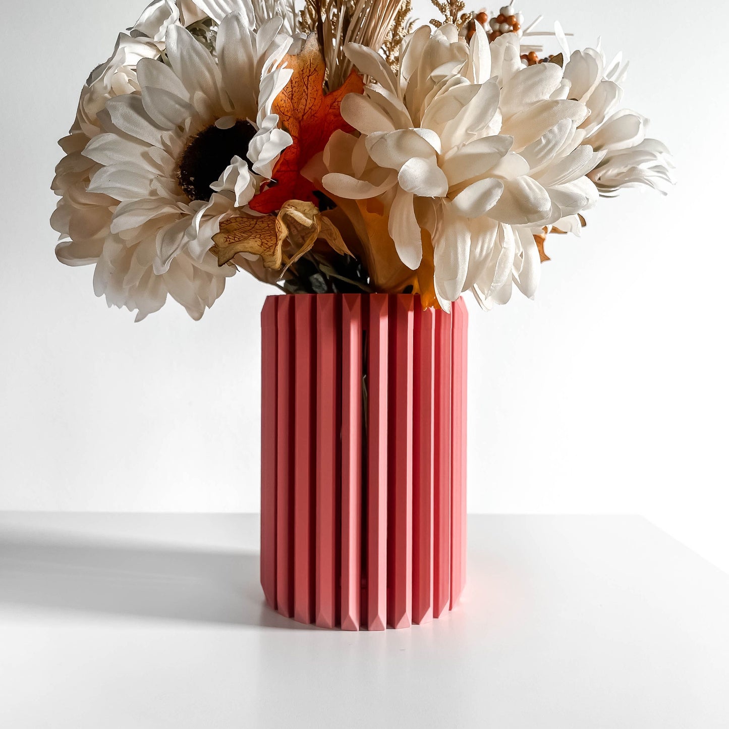 Modern Vase, Tabletop Decor, Flower Holder, Nordic Accent, Minimalist Centerpiece