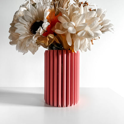 Modern Vase, Tabletop Decor, Flower Holder, Nordic Accent, Minimalist Centerpiece