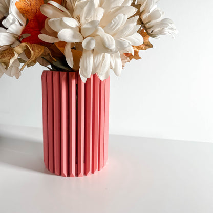 Modern Vase, Tabletop Decor, Flower Holder, Nordic Accent, Minimalist Centerpiece