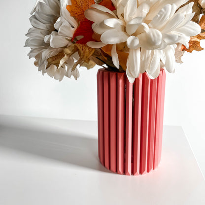 Modern Vase, Tabletop Decor, Flower Holder, Nordic Accent, Minimalist Centerpiece