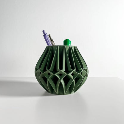 Desk Organizer, Contemporary Minimalist Workspace Pen Holder, Pencil Cup Storage