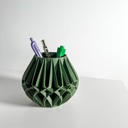 Desk Organizer, Contemporary Minimalist Workspace Pen Holder, Pencil Cup Storage