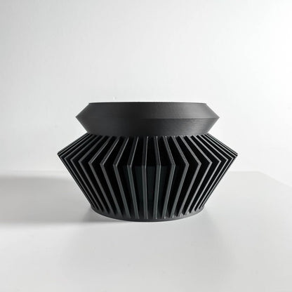 planter pot, succulent holder, minimalist herb container, sculptural office organizer