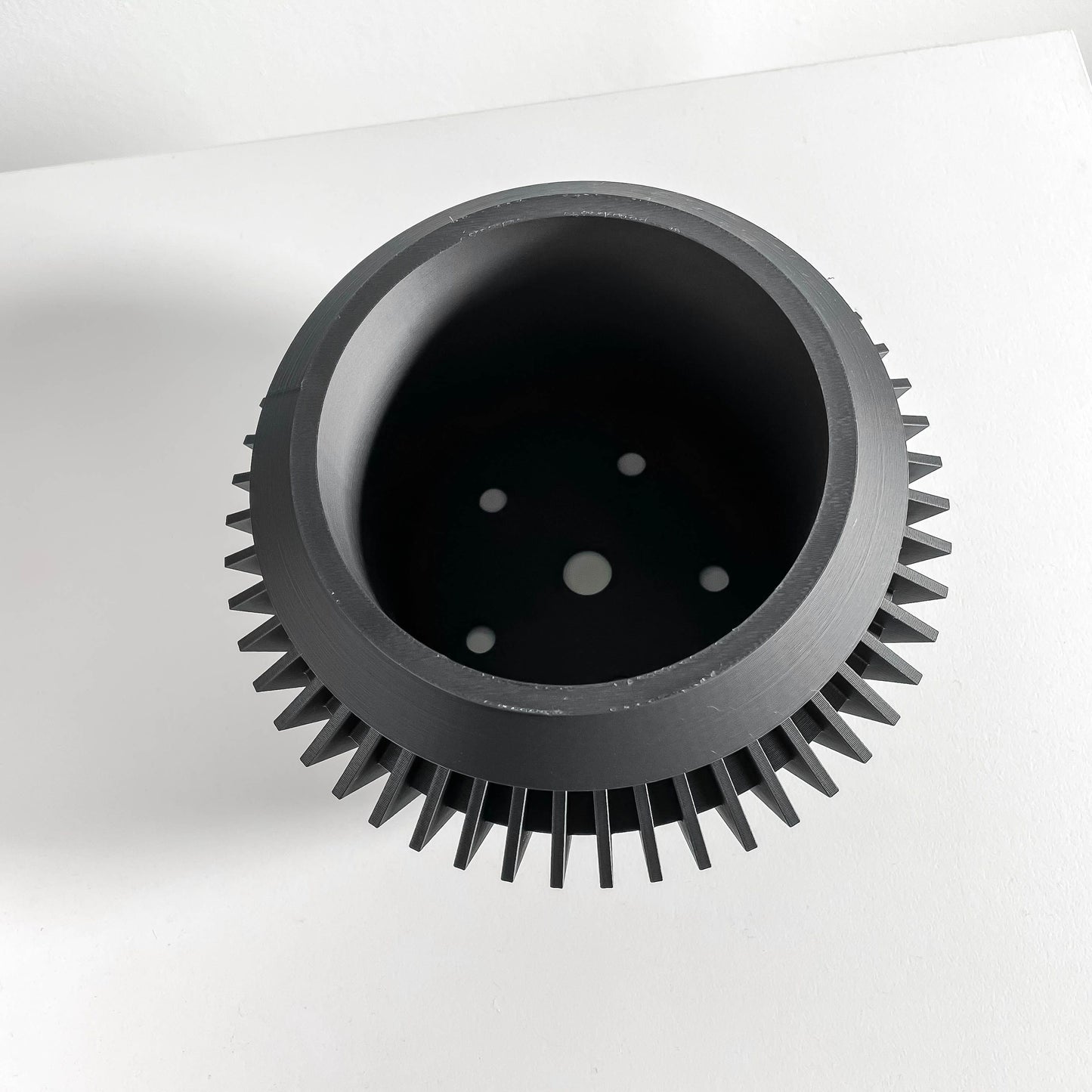 planter pot, succulent holder, minimalist herb container, sculptural office organizer