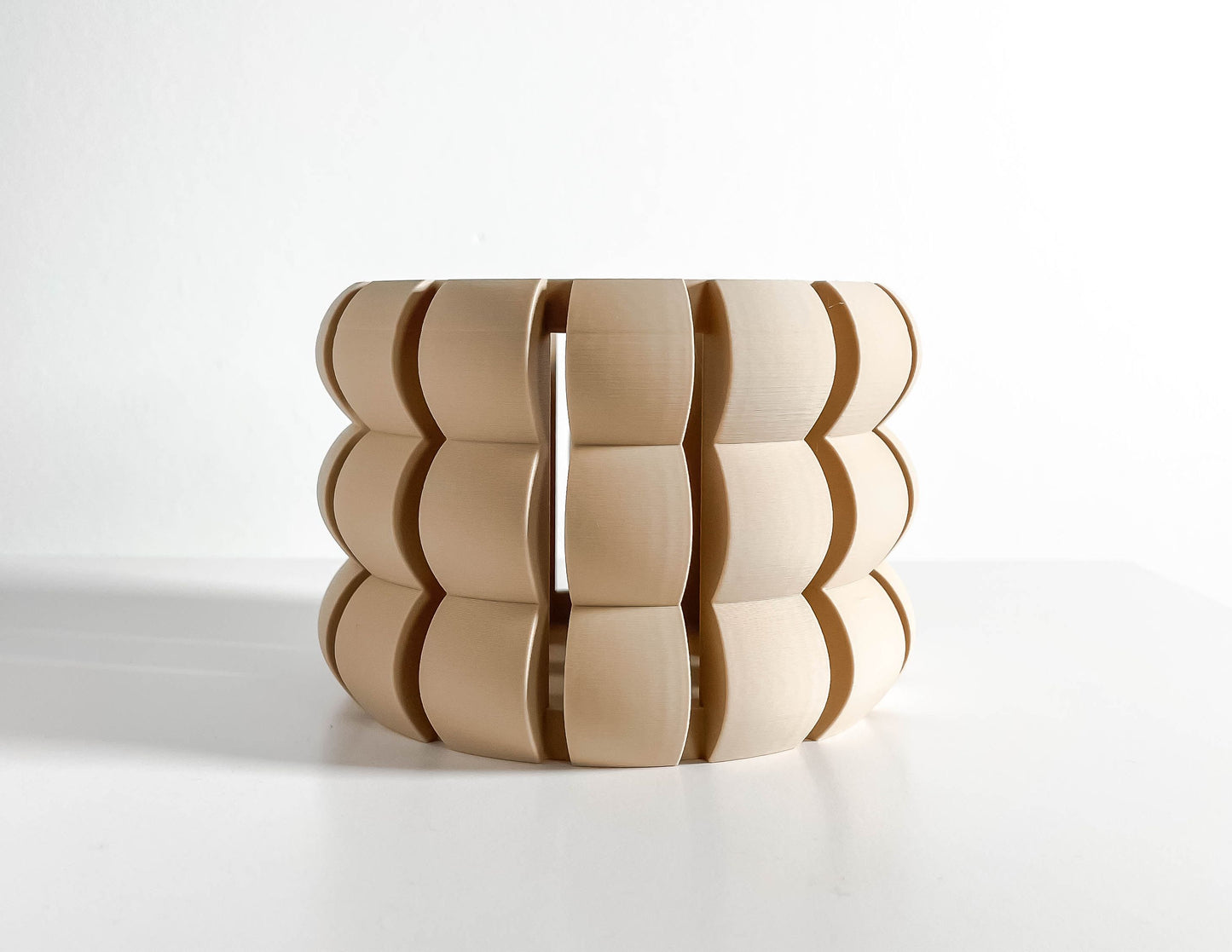 Orchid Pot, Geometric Root Viewing Planter, Contemporary-Scandinavian Bedside Plant Showcase