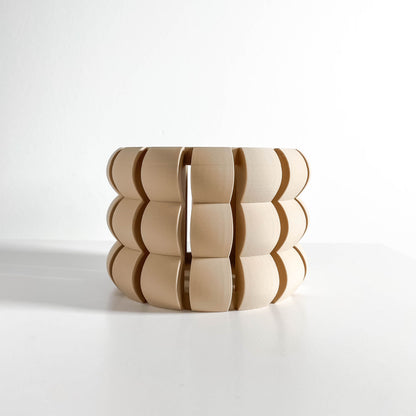 Orchid Pot, Geometric Root Viewing Planter, Contemporary-Scandinavian Bedside Plant Showcase